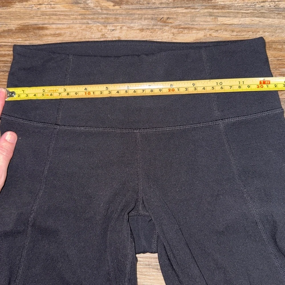 Athleta High Rise Capri Leggings Black Athletic Yoga Pants XSP Petite
